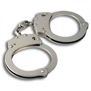 handcuff hand cuffs, not fuzzy