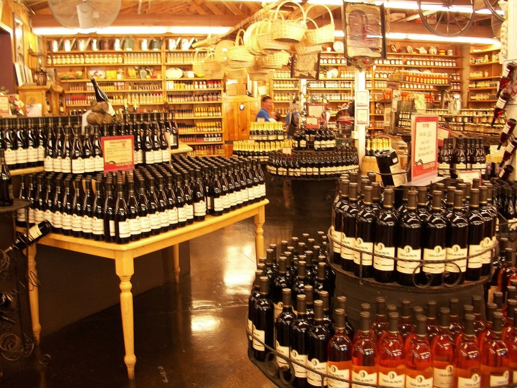 Lots of wine