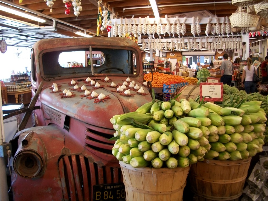 Truck in store