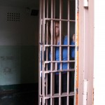 In jail