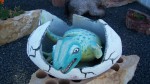 Cute dinosaur baby sculpture in Arizona
