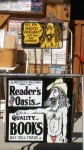 Reader's Oasis bookstore, home of the naked man, in Quartzsite, Arizona.
