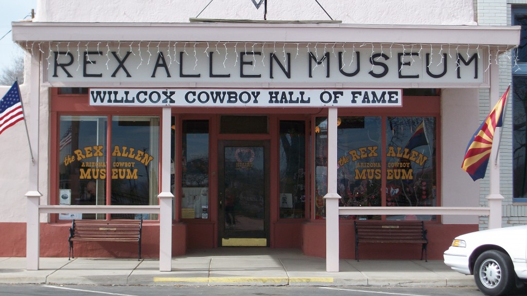 The Rex Allen Museum and Willcox Cowboy Hall of Fame.